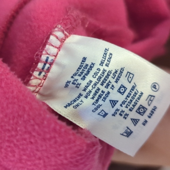 Adorable Lands’ End Kids Pink Pea Coat Size Small (4) - Picture 7 of 7